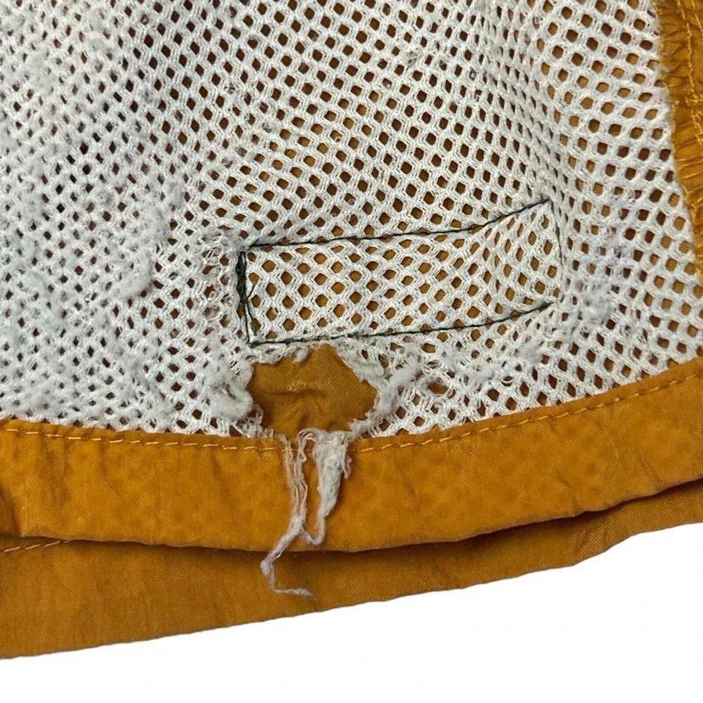 Columbia Shorts M Orange Swim Trunks Mesh Lined Drawstring Active Beach‎ 2000s
